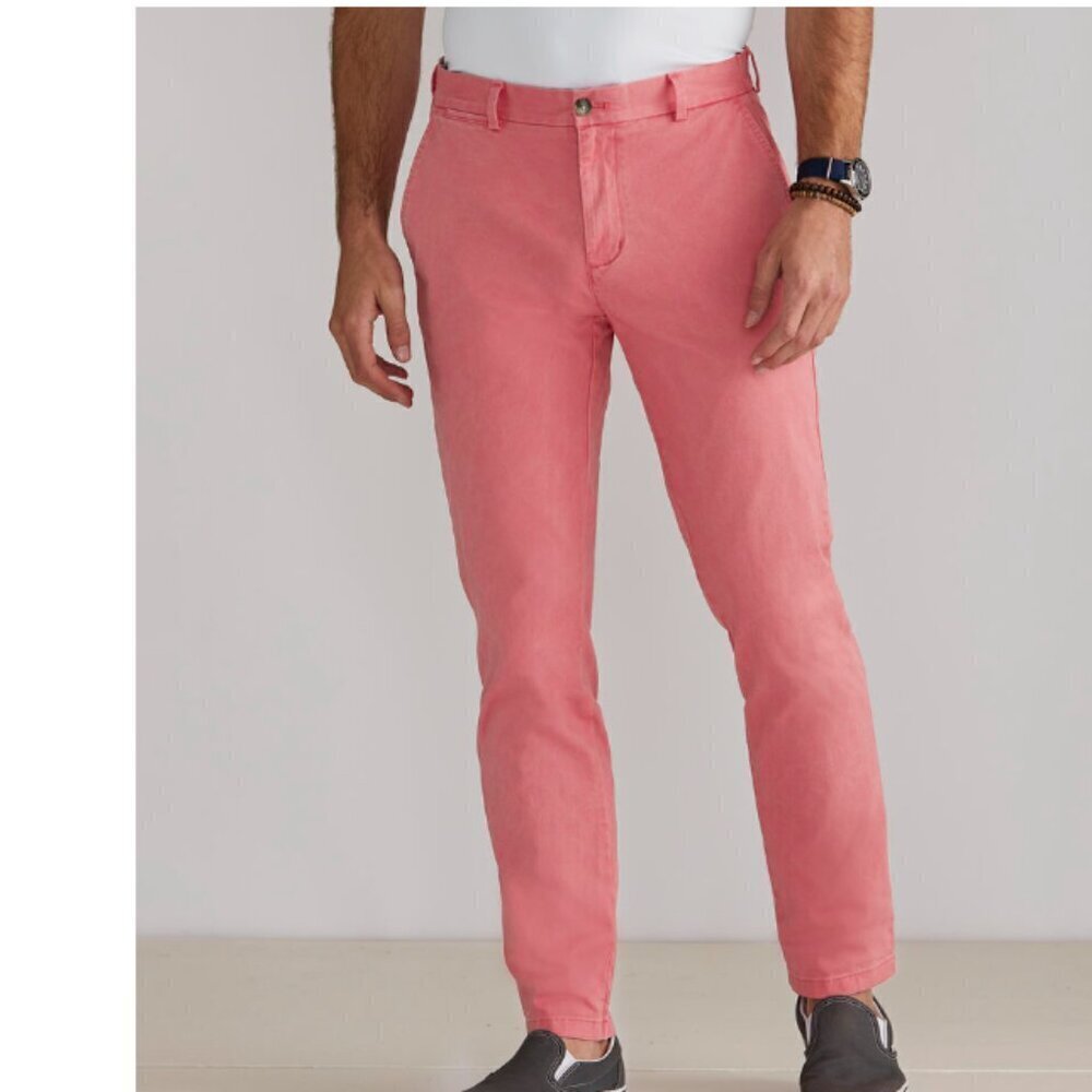 Vineyard Vines Cotton Red Teen Boy Pants | Preppy and Excellent Condition
